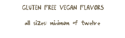 gluten free vegan flavors